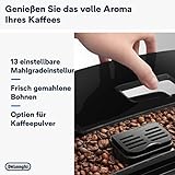 DeLonghi ECAM 22.110.B Kaffee-Vollautomat (1450 Watt, 1,8 Liter, 15 bar, Dampfdüse) schwarz - 3