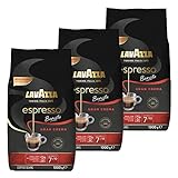 Lavazza espresso Perfetto, 1000g ganze Bohne 3er Pack