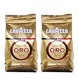 Lavazza Kaffee Qualita Oro, ganze Bohnen, Bohnenkaffee, 2er Pack, 2 x 1000g