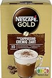 Nescafé Gold Typ Cappuccino Cremig Zart (Faltschachtel) 10x14g, 4er Pack - 3