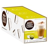 Nescafé Dolce Gusto Kaffeekapseln, Cappuccino, 3er Pack (48 Kapseln) 600g