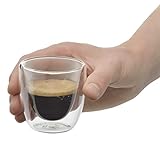 WMF Espresso-Gläser-Set Kult 2-teilig doppelwandig 80ml hält länger warm hitzbeständig kratzfest spülmaschinengeeignet Espressoglas - 5