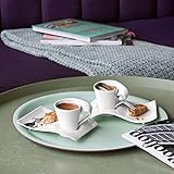 Villeroy & Boch NewWave Caffè Espresso Set / Service in modernem Design aus weißem Premium Porzellan / spülmaschinenfest / 1 x Set (3-teilig) - 4