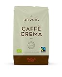 J. Hornig Caffe Crema Bio | Kaffee Ganze Bohne | 1000g | Bio- und Fairtrade-zertifiziert | Perfekt für Vollautomaten und Espressomaschinen
