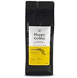 HAPPY COFFEE Bio Espresso Bohnen 500g | Fairtrade Arabica Kaffee-Bohnen direkt aus Mexiko | Schonend geröstet in Hamburg | Perfekt für Kaffeeautomat, Espressomaschine und Siebhalter