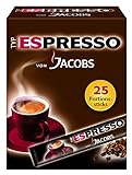 Jacobs Espresso Sticks 25 Portionen / Packung, 4er Pack (4 x 45 g)