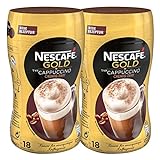 Nescafé Gold Typ Cappuccino, Cremig Zart, Löslicher Bohnenkaffee, Instantkaffee, Kaffee, Dose, 2 x 250 g, 12311730