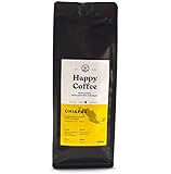 Happy Coffee Kaffeebohnen 500g - Frisch geröstet - ganze Bohne - Premium Bio-Kaffee, Fair-trade, Arabica, Crema