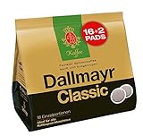 Dallmayr Kaffee Classic Kaffeepads 16 + 2, 5er Pack (5 x 124 g)