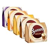 Senseo Kaffeepads Creamy Collection Set, Milchkaffee, Milch Kaffee Pad, 5 Sorten