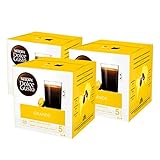 Nescafé Dolce Gusto Caffe Crema Grande Kaffeekapseln (100% Arabica Bohnen, Feinste Crema und kräftiges Aroma, aus nachhaltigem Anbau Blitzschnelle Zubereitung) 3er Pack (3 x 16 Kapseln)