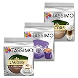 Tassimo Cream Collection, 3 Sorten, Kaffee, Kakao, Milchkaffee, Kapseln, 40 T-Discs