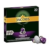 Jacobs Kapseln Lungo Intenso, Intensität 8, Nespresso®* kompatible Kaffeekapseln, 10er Pack (10 x 104 g)