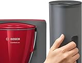Bosch TKA6A044 Kaffeemaschine ComfortLine, Aromaschutz-Glaskanne, automatisch Endabschaltung wählbar in 20/40/60 minuten, 1200 W, rot / anthrazit - 5