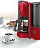 Bosch TKA6A044 Kaffeemaschine ComfortLine, Aromaschutz-Glaskanne, automatisch Endabschaltung wählbar in 20/40/60 minuten, 1200 W, rot / anthrazit - 4