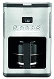 Krups KM442D Premium Filter-Kaffeemaschine, 10-15 Tassen, 1,000 W, programmierbar, edelstahl / schwarz