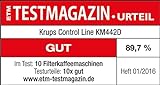 Krups KM442D Premium Filter-Kaffeemaschine, 10-15 Tassen, 1,000 W, programmierbar, edelstahl / schwarz - 7