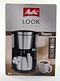 Melitta Look Therm Timer 101116 Kaffeefiltermaschine (1000 W, Kalkschutz, Timer) schwarz/edelstahl - 10