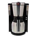 Melitta Look Therm DeLuxe 101114 Kaffeefiltermaschine (1000 W, Aromaselector, Kalkschutz) schwarz/edelstahl - 2