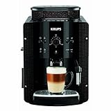 Krups EA8108 Kaffeevollautomat (1450 Watt, 1,8 Liter, 15 bar, CappuccinoPlus-Düse, Dampfdüse) schwarz
