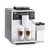 Melitta Caffeo CI E 970-101, Kaffeevollautomat, One-Touch-Funktion, LCD-Display, Milchbehälter, Silber - 2