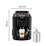 KRUPS EA8150 Kaffeevollautomat (1,8 l, 15 bar, LC Display, CappuccinoPlus-Düse) schwarz - 10