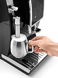 De’Longhi Dinamica ECAM 350.15.B Kaffeevollautomat (1450 Watt, Digitaldisplay, Milchaufschäumdüse, Lieblingsgetränke auf Knopfdruck, Herausnehmbare Brühgruppe, 2-Tassen-Funktion) schwarz - 2