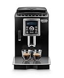 De'Longhi ECAM 23.466.B Kaffeevollautomat (Digitaldisplay, integriertes Milchsystem, Cappuccino auf Knopfdruck, Herausnehmbare Brühgruppe, 2-Tassen-Funktion) schwarz