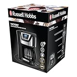 Russell Hobbs 22000-56 Chester Grind und Brew Digitale Glas-Kaffeemaschine, Quiet-Brew-Technologie, integriertes Mahlwerk, programmierbarer Timer - 7