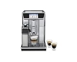 DeLonghi ECAM650.75MS Prima Donna Elite Kaffeevollautomat, Edelstahl, TFT Touch-Screen-Farbdisplay,15 bar Pumpendruck, silber, 470 x 260 x 360 mm
