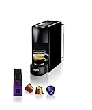Krups Nespresso XN1108 Essenza Mini Kaffeekapselmaschine (1260 W, Thermoblock-Heizsystem, 0,7 L, 19 bar) schwarz