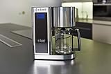 Russell Hobbs 23370-56 Elegance Digitale Glas-Kaffeemaschine mit Schnellheizsystem und Brausekopf-Technologie (1600 W, 1,25 l) edelstahl - 8