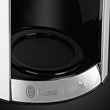 Russell Hobbs Luna Moonlight 23241-56 Digitale Glas Kaffeemaschine, Brausekopf Technologie, Schnellheizsystem, grau - 4