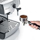 Graef ES702EU Siebträger-Espressomaschine pivalla, 1410 W, 16 Bar, schwarz-matt / edelstahl - 3