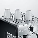 Graef ES702EU Siebträger-Espressomaschine pivalla, 1410 W, 16 Bar, schwarz-matt / edelstahl - 6