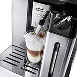 De’Longhi PrimaDonna Exclusive ESAM 6900 Kaffeevollautomat (1350 Watt, 4,6 Zoll TFT-Farbdisplay, integriertes Milchsystem, Kakao/ – Trinkschokoladenfunktion, Edelstahlgehäuse) silber/edelstahl - 11
