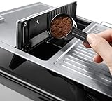 De’Longhi PrimaDonna Exclusive ESAM 6900 Kaffeevollautomat (1350 Watt, 4,6 Zoll TFT-Farbdisplay, integriertes Milchsystem, Kakao/ – Trinkschokoladenfunktion, Edelstahlgehäuse) silber/edelstahl - 8
