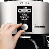 Krups EA82FD Kaffeevollautomat Latt’Espress Quattro Force mit Aluminiumfront, One-Touch Funktion, Milchbehälter, 1,7 L, 15 Bar, 1450 W, aluminium/schwarz - 6