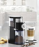 ROMMELSBACHER EKM 200 elektrische Kaffeemühle mit Scheibenmahlwerk / Kaffeepulver täglich frisch / 9 Stufen-Mahlgrad / Mengendosierung / 110 W / schwarz - 12