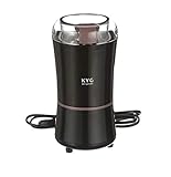 KYG Elektrische Kaffeemühle 300W Kaffeebohnen Nüsse Gewürze Getreide Kaffeemühle mit Edelstahlmesser, 50g Fassungsvermögen Schwarz - 8