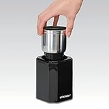 Cloer 7580 Elektrische Kaffeemühle / 200 W / für 70 g Kaffeebohnen / abnembarer Edelstahlbehälter / schwarz - 4