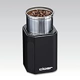 Cloer 7580 Elektrische Kaffeemühle / 200 W / für 70 g Kaffeebohnen / abnembarer Edelstahlbehälter / schwarz - 6