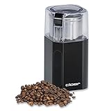 Cloer 7580 Elektrische Kaffeemühle / 200 W / für 70 g Kaffeebohnen / abnembarer Edelstahlbehälter / schwarz - 10