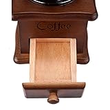 Gosear Vintage-Stil aus Holz Manuelle Hand Kaffeebohne Mühle Kaffeemühle Kaffee Handschleifmaschine - 2