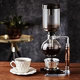 TAMUME 5 Tasse Kaffee Syphon Maschine Vakuum Kaffeebereiter Kaffeemaschine für Kaffee und Tee mit Extended Griff - 9