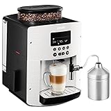Krups EA8161 Kaffeevollautomat (1,8 l, 15 bar, LC Display, AutoCappuccino-System), weiß - 7