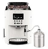 Krups EA8161 Kaffeevollautomat (1,8 l, 15 bar, LC Display, AutoCappuccino-System), weiß - 2