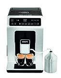 Krups Kaffeevollautomat EA891D Evidence One-Touch-Cappuccino, OLED-Bedienfeld mit Touchcreen, 2.3 L, metall