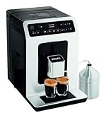 Krups Kaffeevollautomat EA891D Evidence One-Touch-Cappuccino, OLED-Bedienfeld mit Touchcreen, 2.3 L, metall - 2