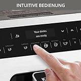 Krups Kaffeevollautomat EA891D Evidence One-Touch-Cappuccino, OLED-Bedienfeld mit Touchcreen, 2.3 L, metall - 3